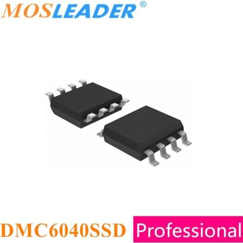 Mosleader DMC6040SSD C6040SD SOP8 100PCS 1000PCS DMC6040SSDQ-13 N + P-Channel 60V Mosfets Made in China High quality