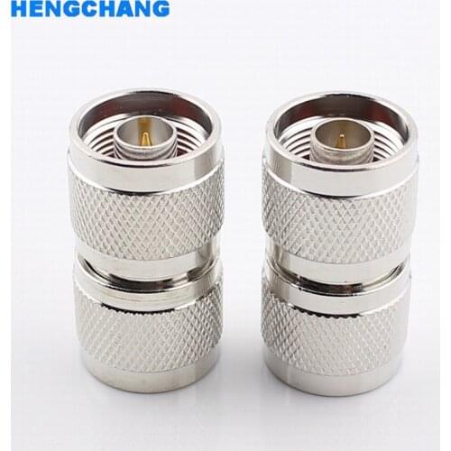 N type Male to Male Adapter Connector L16 N type male Connector N-JJ RF coaxial Adapter Connector 2pcs