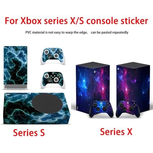 For Xbox Series X/S Skin Sticker Decal Cover High-Quality for XSS Console and 2 Controllers XSX Skin Sticker
