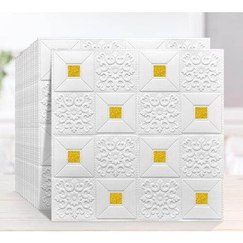 3D Wall Stickers Roof Self-adhesive Ceiling Wallpaper decorative Panels Foam Home Decor House Office Kids Living Room Decoration