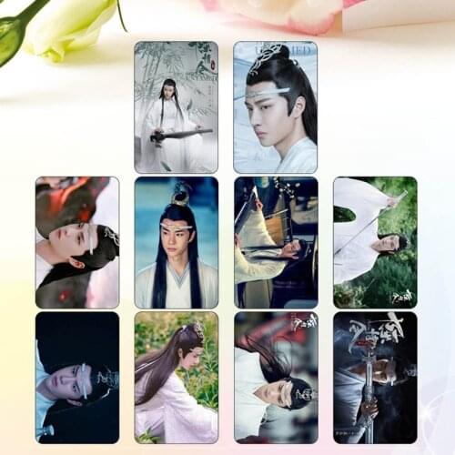 The Untamed Chen Qing Ling Mo Dao Zu Shi Postcard Photo Cards Sticker Crystal Card Sticker Gift Xiao Zhan Wang Yibo BJYX Collect