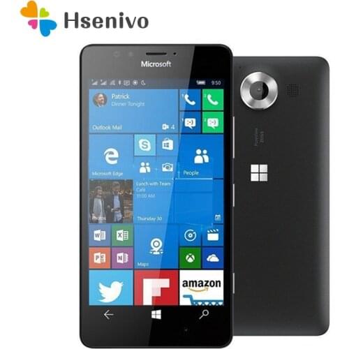 Original Unlocked Nokia Lumia 950/950XL 3GB+32GB single/dual sim Windows Cell Phone 4G LTE 20MP WIFI GPS Free shipping