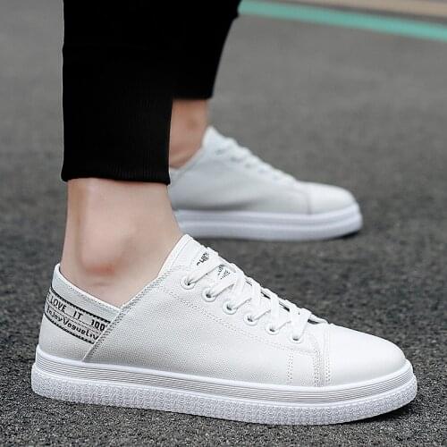 Men Casual Canvas Shoes Fashion Graffiti Sneakers Autumn Trainers Leisure Shoes Mens Flats Lac-up Shoes
