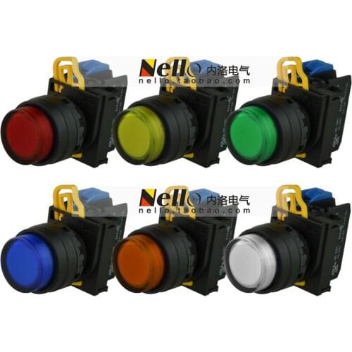 [SA]IDEC Izumi genuine self-reset button is illuminated 22mm YW1L-M2E10Q4 * YW-DE 24V 1NO--10pcs/lot