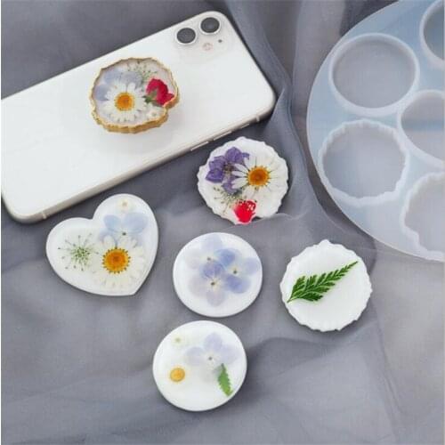 Heart Shape Silicone Resin Molds Epoxy Resin Mold DIY Jewelry Making Phone Decoration