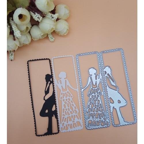 Wedding Bride Bridegroom Lady Gentelman Cutting die cutter Knife mold for Scrapebooking Card Paper craft Stencil Knife Mould