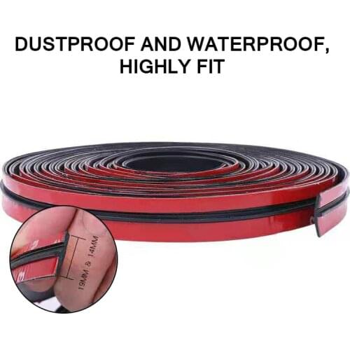 T-shape Car Rubber Seal Strips Auto Seal Protector Sticker Window Edge Windshield Roof Rubber Strip Noise Insulation Accessories