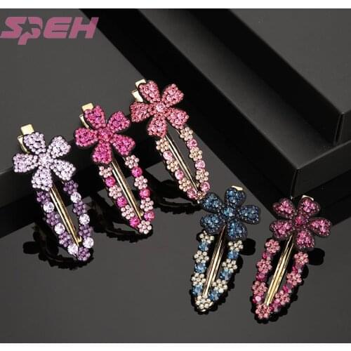 Ornament Korean adult Rhinestone simple Bangle clip Japanese and Korean hair clip one line clip top clip edge clip headdress