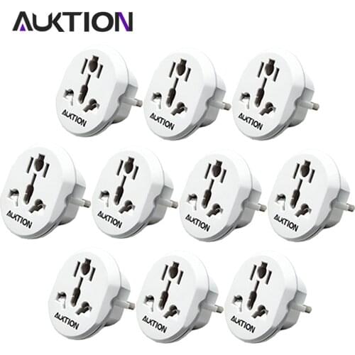AUKTION Universal China American To European Power Plug Adapter AU US UK USA EU To EU Adapter Plug EU Travel Converter Charger