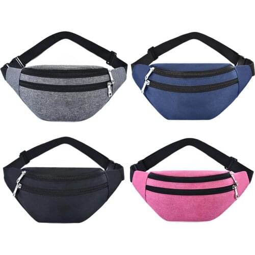 Waterproof Lightweight Nylon Waist Packs Bag Outdoor Running Ride Sport Trendy Hiking Fanny Pack Purse Chest Bags For Women Men
