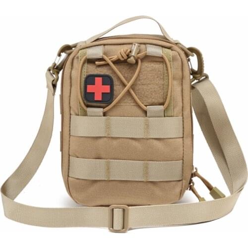 Military Tactical Shoulder Bag Molle Medical Pouch Utility EDC Tool Waist Pouches Outdoor Hunting Airsoft Army Accessories Bags
