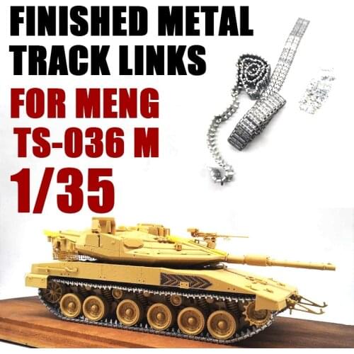 1/35 Finished Metal Track Links for MENG TS-036 Merkava Mk.4M Tank Model