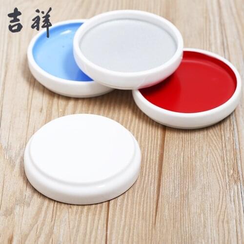 1pc Japan Imported KISSHO Auspicious Ceramic Plate Color Monochrome Professional Solid Watercolor Art Supplies