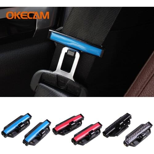 2x Car Safety Belt Clip for Audi A3 A4 B6 B8 B7 B5 A6 C5 C6 C7 C4 A5 80 Q5 Q7 8P 8L 8V TT 100 A1 A8 Q3 A7 S3 S line A2 R8 RS S4