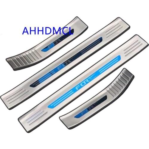 Car Welcome Pedal Threshold Strip Door Sill Strip For Kia Forte 2009 2010 2011 2012 2013 2014 2015 2016 2017 2018 2019