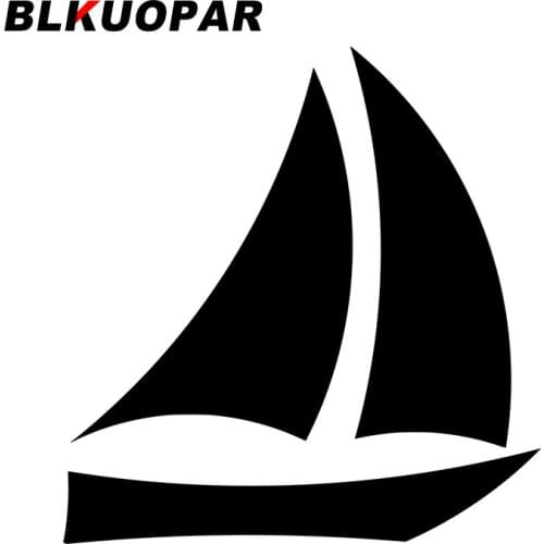 BLKUOPAR for Transportation Ocean Boat Car Stickers Sunscreen Creative Decals Scratch-Proof Air Conditioner Trunk Decoration