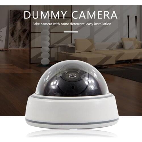 Wireless Home Security Fake Camera Simulated Video Surveillance Indoor/Outdoor Dummy CCTV IR LED Fake Dome Camera