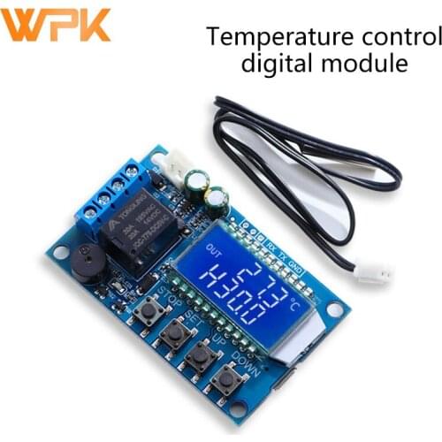 1Pcs ZZ-T01 Digital Thermostat Digital Display Temperature Control Switch Heating And Refrigeration Control Module With Screen