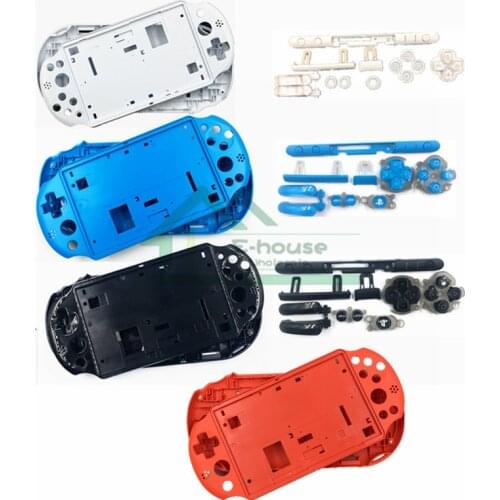 For PSV2000 PSV 2000 Housing shell Case Cover replacement for PSV Slim LR button Volume button SD cover slot fuction button