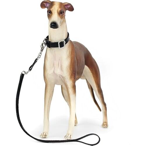 Pet Dog Greyhound Simulation Animal Model Action & Toy Figures Classic Toys for Children Gift Collection