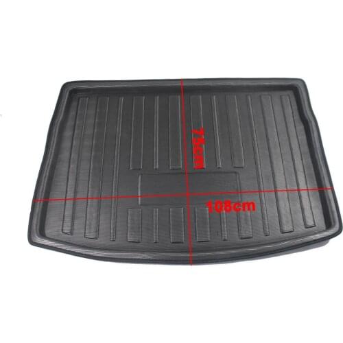 Cargo Liner Mat Floor Carpet For VW Golf GTI R Mk7 Hatchback 2013 2014 2015 2016 - 2018 Boot Tray Rear Trunk Cover Matt Kick Pad