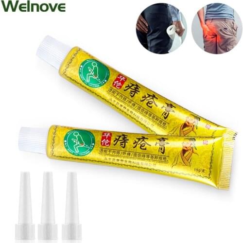 Huatuo Intrnal External Hemorrhoids Treatment Ointment Anal Pain Fissure Relieve Ointment Mixed Internal External Piles Relief