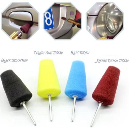 Multifunctional Fine Sponge Cone Polishing Foam Pad Reusable Cone Shaped Sponge For Car Wheels Car Doors And Handles