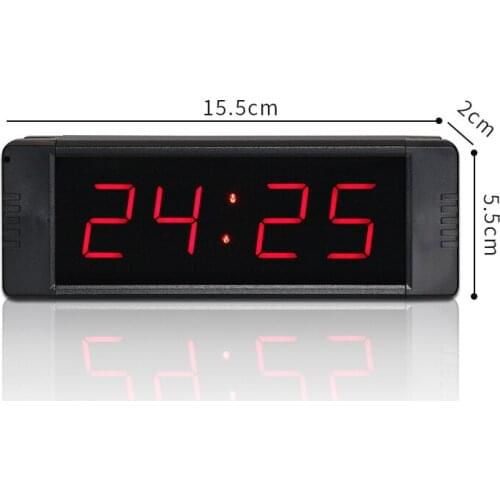 [Ganxin] 1" alarm clock white 4 digits