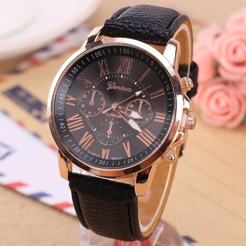 Fashionable casual womens watch Geneva double level belt quartz hand students fashion wholesale fashion watches a clearance