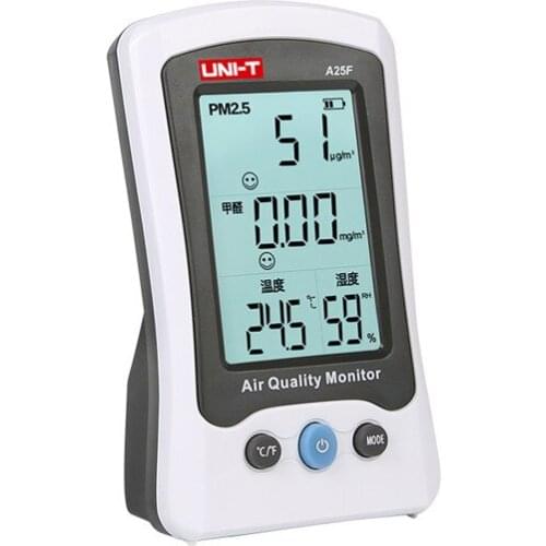 UNI-T A25F Desktop Formaldehyde dust detector sensor air quality monitor pm2.5 2.5 pm detector Air Quality