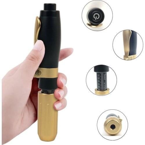 2019 New High Pressure Hyaluronic Pen 2 in 1 hyaluron injection Pen For Anti Wrinkle Lifting Lip hyaluron gun 0.3ml &0.5ml head