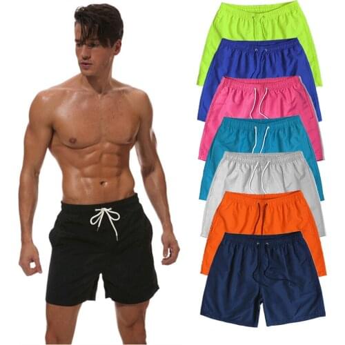 New Swimwear Men Swimsuit Pocket Swimming Shorts Men Swim Trunks Summer Bathing Beach Wear Surf Sports Shorts de praia homen