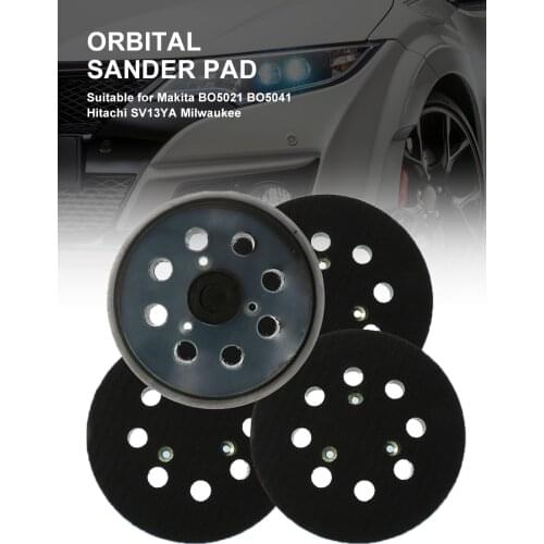 5 In 8-Hole Orbital Sander Base For Suit Makita BO5021 BO5041 Hitachi SV13YA Milwaukee For Grinder Eccentric Dropshipping