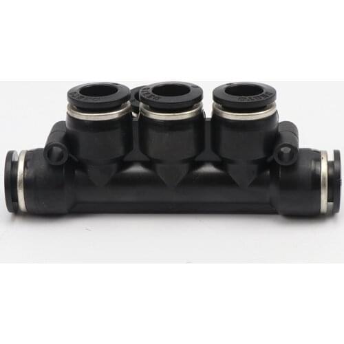 Pneumatic five-way quick plug pneumatic pipe joint element 5 PK-4/6/8/10/12mm fittings for external diamete