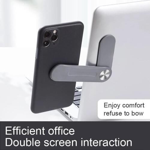Laptop Screen Support Folding Side Mount Connects Magnetic Mobile Phone Monitor Dispaly Adjustable Bracket Stand Holder