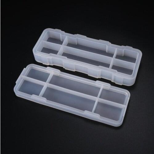 Transparent Silicone Mould Dried Flower Resin Decorative Craft DIY Storage Stationery box Mold epoxy resin molds for jewelry