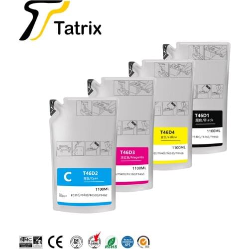 Tatrix Sublimation Bag Ink Bag For EPSON T46F8 T46F2-T46F4 Ink For EPSON F6380 F9480 Printers