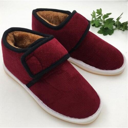 Unisex plus velvet warm casual cotton shoes Chinese national style snow Shoes Ancient China Ladies winter Warm boots