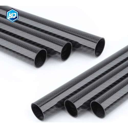 3 PCS Length 330MM Carbon Fiber Tube Pipe 33CM Diameter 25mm 26mm 27mm 28mm 29mm 30mm Factory Direct Sales CNC Cutting