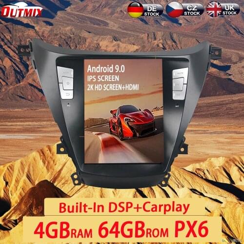 Tesla Style Vertical Screen Android 9 4+64G Car GPS Navigation Radio For Ford Mondeo 2007-2010 Multimedia Player Stereo Headunit