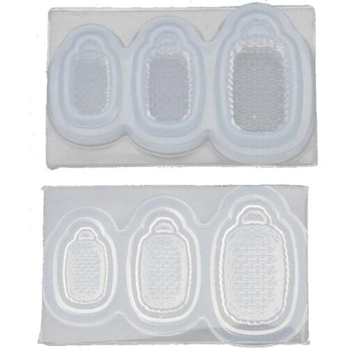 1 Set Mini Square Straw Bowls Box Resin Silicone Molds Epoxy Resin Jewelry Tools