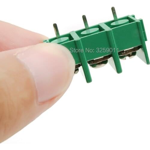1PCS 3Pin Screw Terminal Block Connector 300V 20A 8.5mm KF8500-8.5-3P Green Copper 22-12 AWG