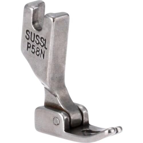 1pc P58N Steel Industrial Sewing Machine Presser Foot For Sewing Machine Lockstitch P58N Small Narrow Steel Presser Foot