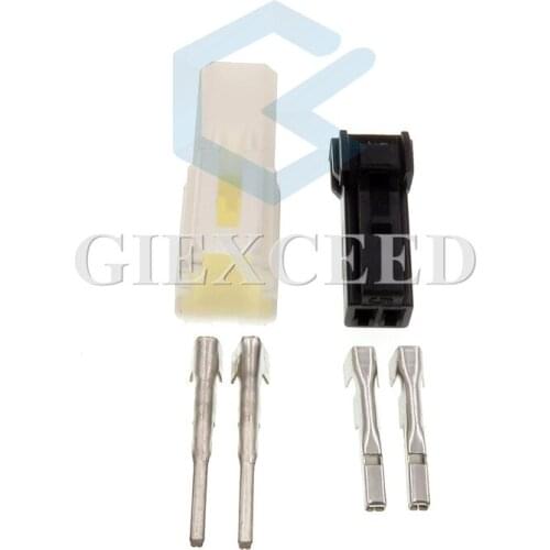 2 Sets 2 Pin Female Male Automotive Connector Wiring Cable Socket Electrical Plug For Motors Cars Auto