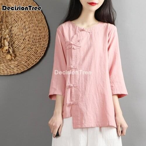 2021 hanfu top womens tang suit chinese blouse tops traditional hanfu traditional women chinese style shirt vintage top
