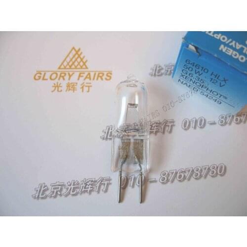 5pcs OS 64610 HLX 12V50W GER halogen bulb 64610HLX 12V 50W BRL lamp Microscope slit lamp light