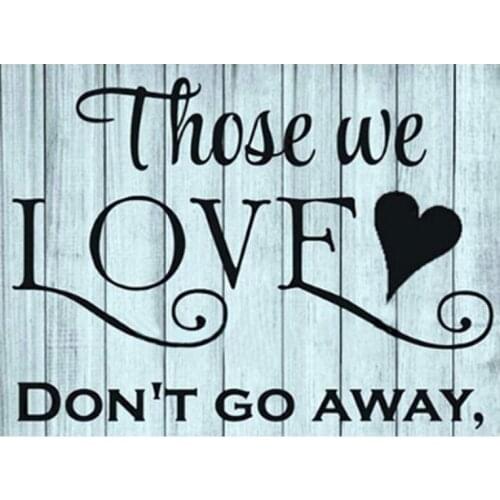 5D Full drill diamond painting cross stitch Word art home decorations Greater than 40cm color box packaging