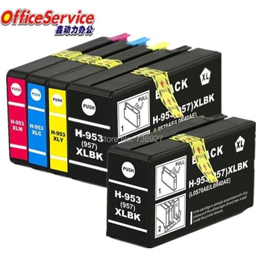 5X Compatible Ink Cartridge For HP953 HP953XL 953 ,for Officejet Pro 8740 8710 P55250dw 8715 7740 8720 8728 Printer in Europe