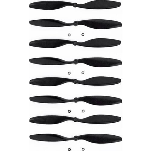 8PCS 10x4.5 1045 Carbon Fiber Propeller for Multicopter F450 F550 Drone RC Spare Parts CW CCW Props Replacement Blade Wing Fans