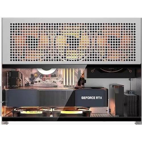 ZZAW C3 MATX Aluminum Computer Case Chassis ATX/SFX/SFX-L PSU,MATX DTX ITX Motherboard,360/240/120 Water Cooling ,Long Graphics